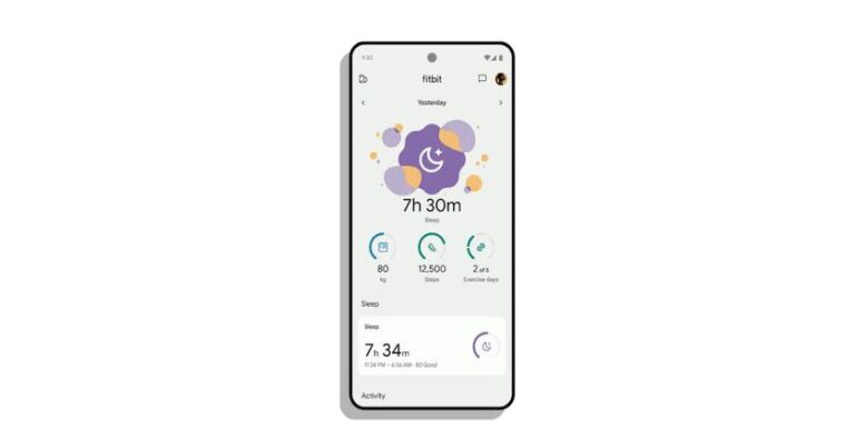 Aplicativo Fitbit lança estatísticas atualizadas de sono