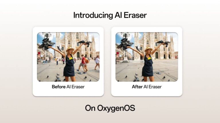 Saiba tudo sobre o primeiro recurso de IA do OxygenOS, AI Eraser aqui