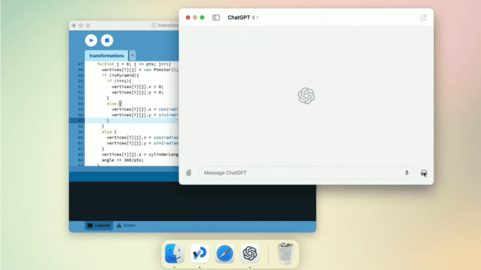 ChatGPT está recebendo um aplicativo de desktop, primeiro no Mac
