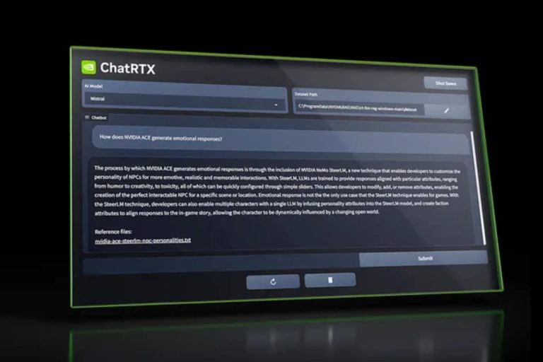 ChatRTX da Nvidia agora é compatível com Google Gemma