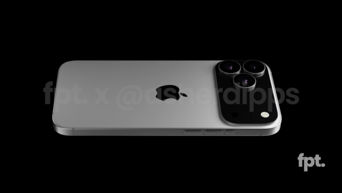 Renderização do iPhone 17 Pro