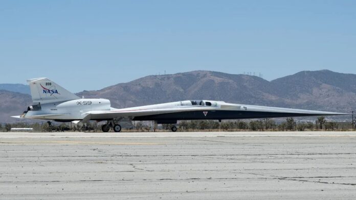 NASA’s X-59 Moves Closer to First Flight with Advanced Taxi Tests and Augmented Vision